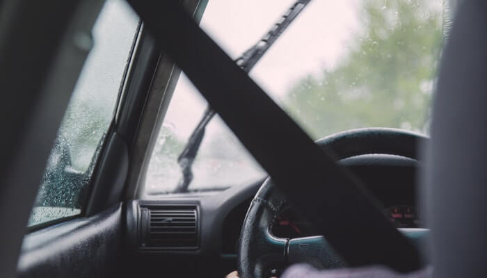 Driving in rain